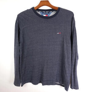 Vintage 90s Tommy Jeans Tommy Hilfiger Crewneck / sweatshirt Size XXL Navy